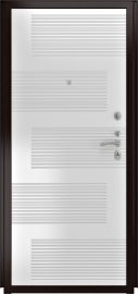 Дополнительное изображение товара Входная дверь Luxor-3b ФЛ-185 пвх ясень белый